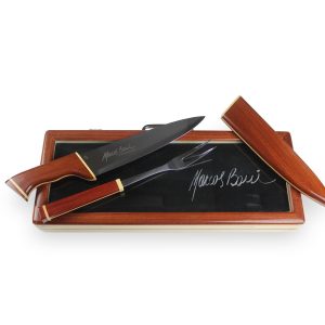 Kit Artesanal Marcos Bassi Faca 10" e Garfo Trinchante - Imagem 4
