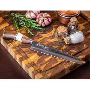 Faca Artesanal Marcos Bassi 9" Rústica - Imagem 3