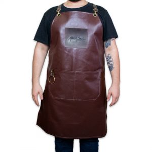 Avental em Couro Marcos Bassi