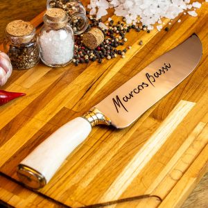 Faca Marcos Bassi Picanheira Corte Laser - Imagem 5